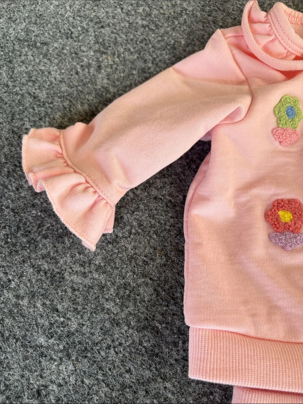 Little Me Pink Infant Bodysuit with Snap Closure